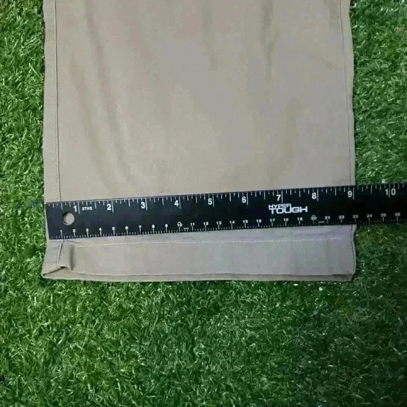 Cabelas Pants Mens Size 38x31 Brown Khaki Convertible Hiking Nylon Zip Off Cargo - Picture 8 of 10